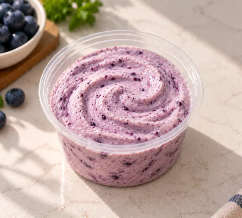 Blueberry Bliss - Homemade blueberry yogurt for dogs