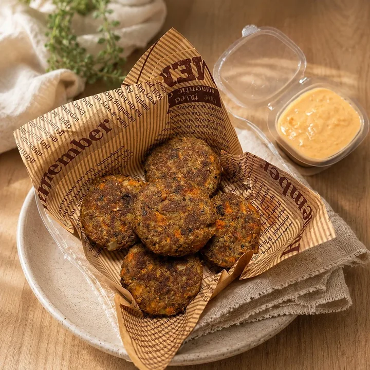 HeartPaw Patty - Chicken liver patty with creamy butternut sauce