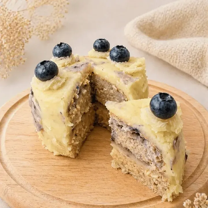Pawnana Berry Cake - Soft banana cake for dogs