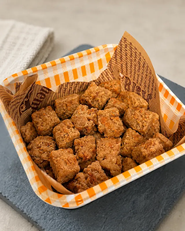 Porky Pops - 100% real pork, steamed then pan-fried