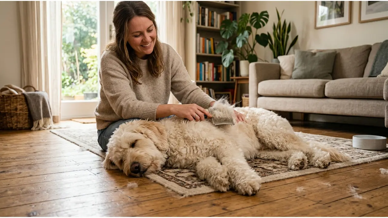 How to Reduce Dog Shedding at Home
